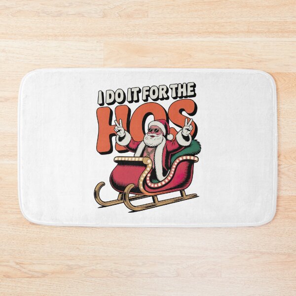 Item preview, I Do It for the Hos Retro, Santa Swag – Christmas designed and sold by graphic-genie.