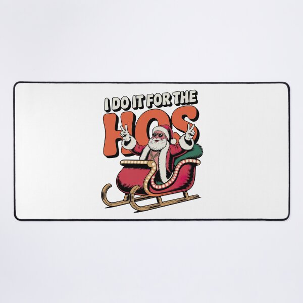 Item preview, I Do It for the Hos Retro, Santa Swag – Christmas designed and sold by graphic-genie.