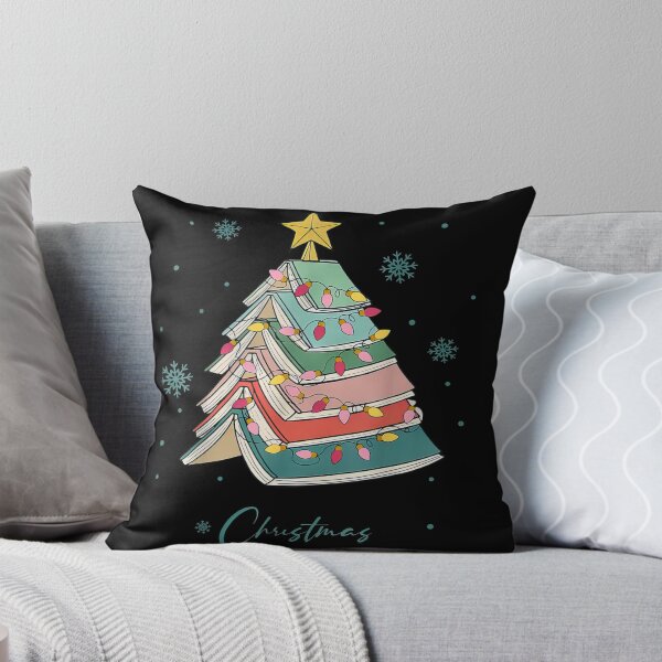 Item preview, Books Tree merry Christmas Book lover Literature readers designed and sold by sandrahofer-art.