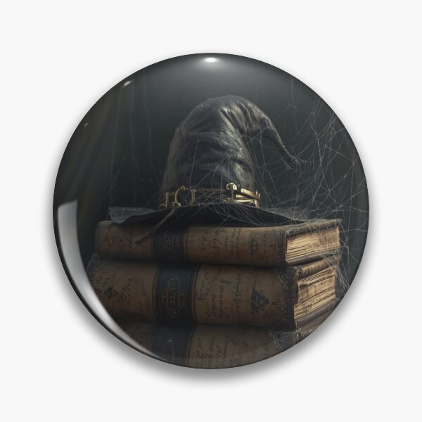 Item preview, Witch’s Study – Magical Ancient Spellbooks & Witch Hat designed and sold by Mintiko2.