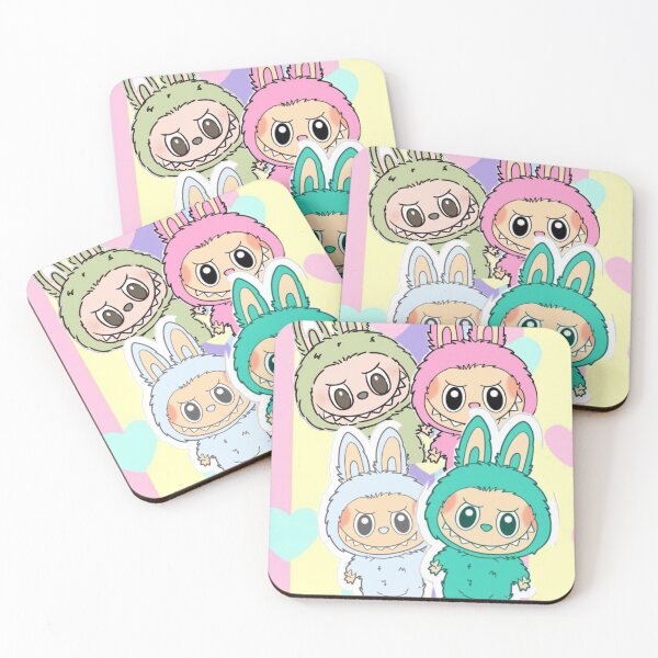 Artikelvorschau, Pastel Labubu Friends – Süße Kawaii-Häschenmonster entworfen und verkauft von AesthinkArt.