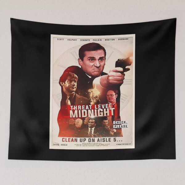 Item preview, Threat Level Midnight designed and sold by thuuthays.