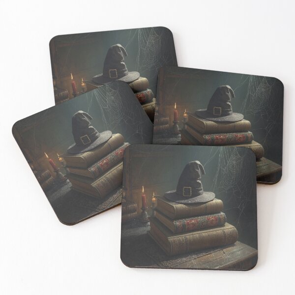 Item preview, Cozy Witch’s Study – Spellbooks & Magic Hat designed and sold by Mintiko2.