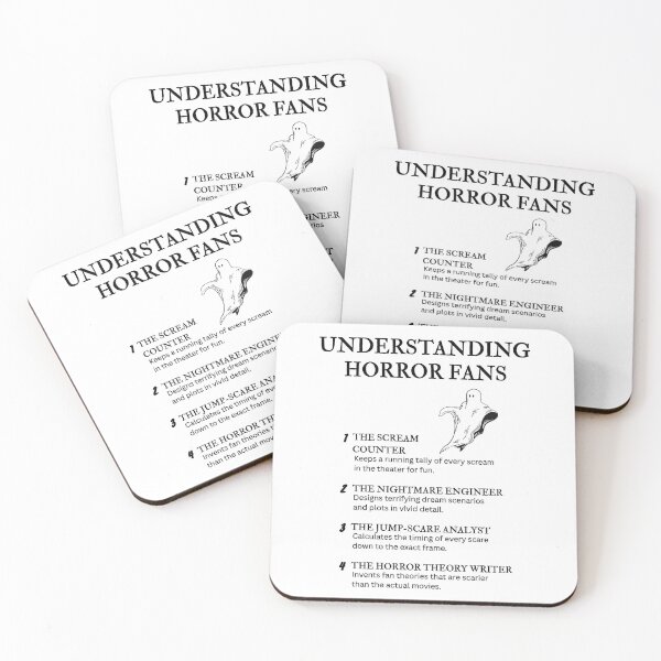 Item preview, Understanding Horror Fans – Horror Nerd Humor Collection designed and sold by PsyFlow35.