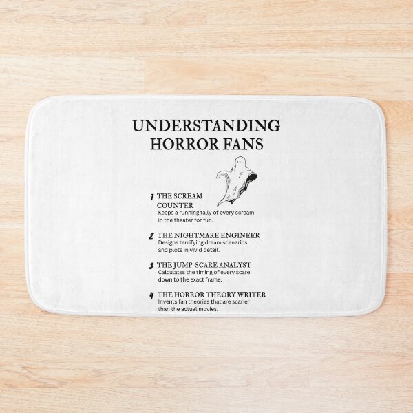 Item preview, Understanding Horror Fans – Horror Nerd Humor Collection designed and sold by PsyFlow35.
