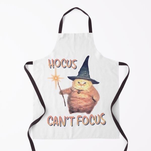 Item preview, Funny Hocus Cant Focus Cat designed and sold by RebeccaLittlee.