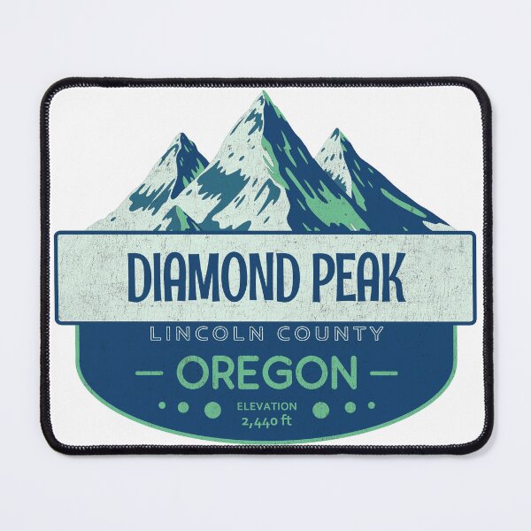 Item preview, Diamond Peak, Lincoln County, Oregon, Mountain Design designed and sold by Wanderful-roads.