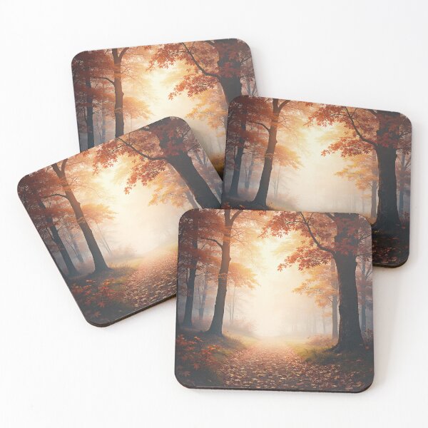 Item preview, Stunning Misty Sunrise in Autumn  designed and sold by Huskyyy Designs.