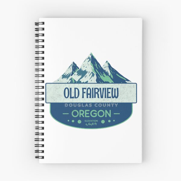 Item preview, Old Fairview, Douglas County, Oregon, Mountain Design designed and sold by Wanderful-roads.