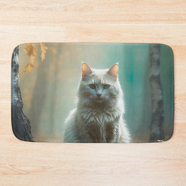 Item preview, Mystical Cat Surrounded by Fog | Birch Forest Vintage Design designed and sold by Valeree Store.