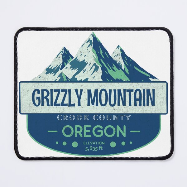 Item preview, Grizzly Mountain, Crook County, Oregon, Mountain Design designed and sold by Wanderful-roads.