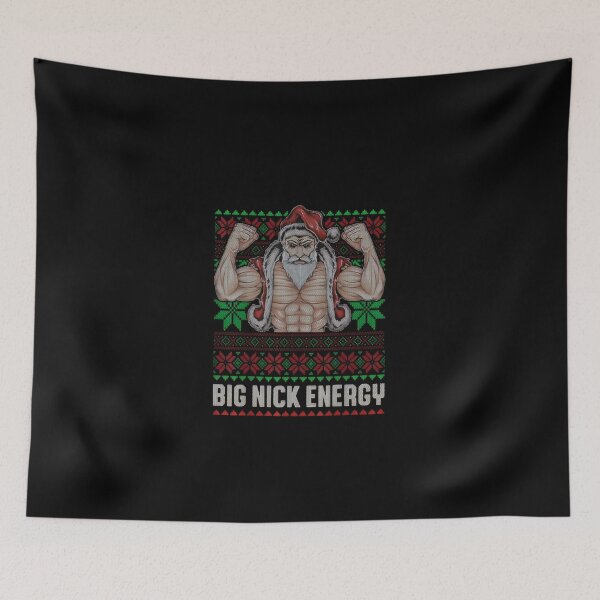 Item preview, Big Nick Energy Cool Santa Christmas Funny designed and sold by sandrahofer-art.