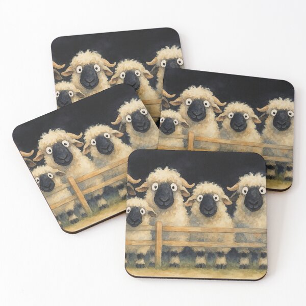 Item preview, Gorgeous Valaise Blacknose Sheep ' The Fluffy Ones ' BY SHiRLeY MacARTHuR designed and sold by Shirley MacArthur Art.