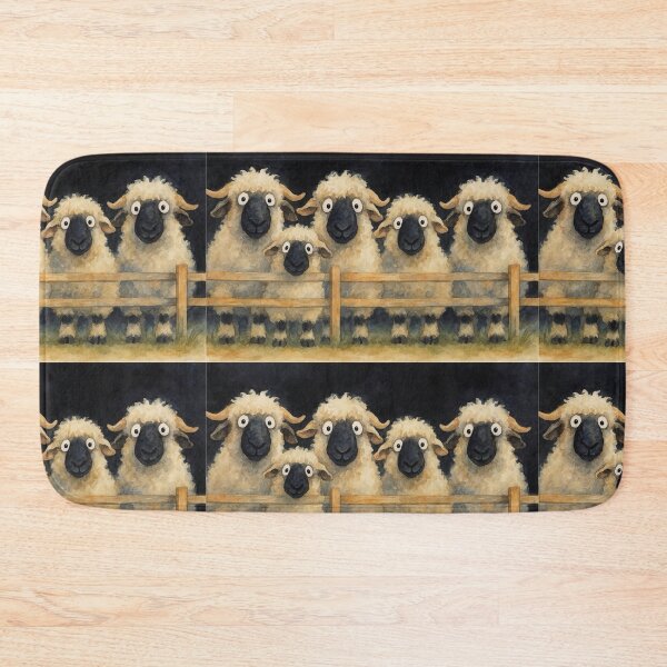 Item preview, Gorgeous Valaise Blacknose Sheep ' The Fluffy Ones ' BY SHiRLeY MacARTHuR designed and sold by Shirley MacArthur Art.