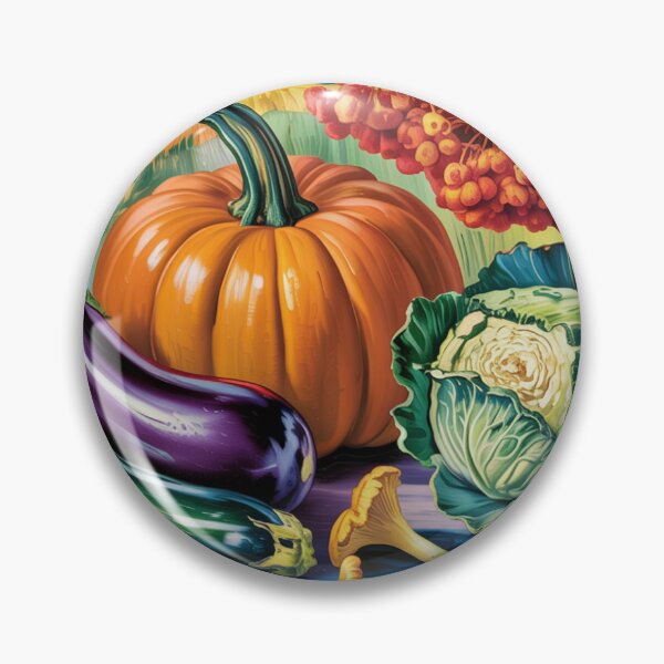 Item preview, Autumn vegetable  composition,style Van Gogh. designed and sold by elegantpaterns.