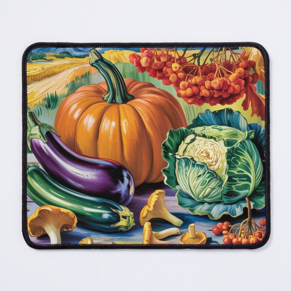 Item preview, Autumn vegetable composition,style Van Gogh. designed and sold by elegantpaterns.