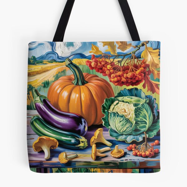 Item preview, Autumn vegetable  composition,style Van Gogh. designed and sold by elegantpaterns.