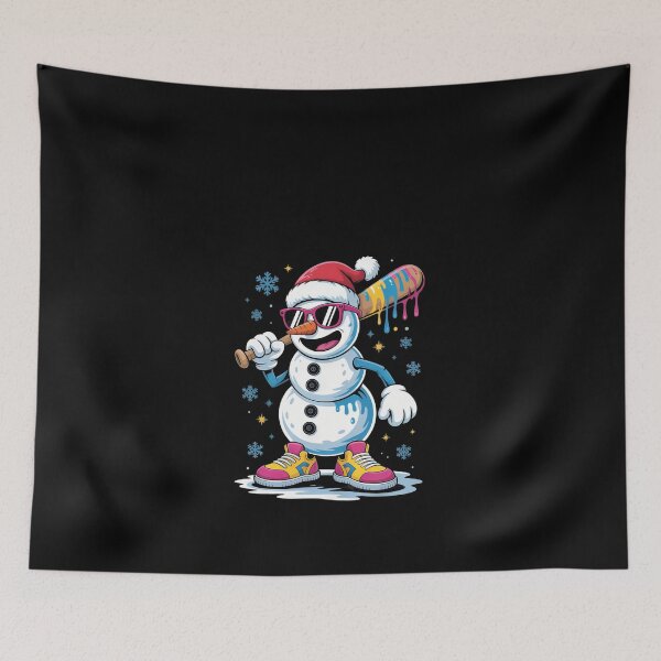 Item preview, Baseball Snowman Drip Funny Cool Christmas designed and sold by vespira-motion.