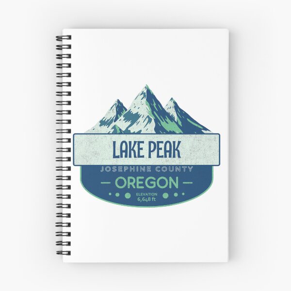 Item preview, Lake Peak, Josephine County, Oregon, Mountain Design designed and sold by Wanderful-roads.