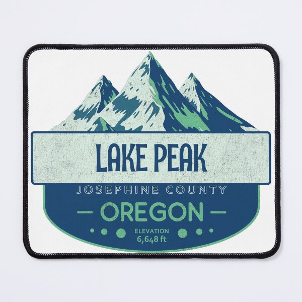 Item preview, Lake Peak, Josephine County, Oregon, Mountain Design designed and sold by Wanderful-roads.