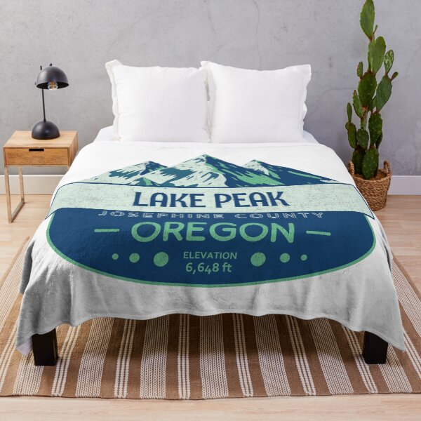 Item preview, Lake Peak, Josephine County, Oregon, Mountain Design designed and sold by Wanderful-roads.