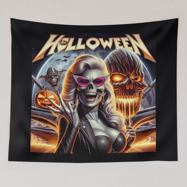Item preview, Futuristic Retro Rocker Skeleton Halloween designed and sold by Voodoo Store Paranormal Collections.