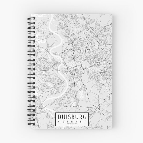 Item preview, Duisburg City Map of Germany - Light designed and sold by deMAP.