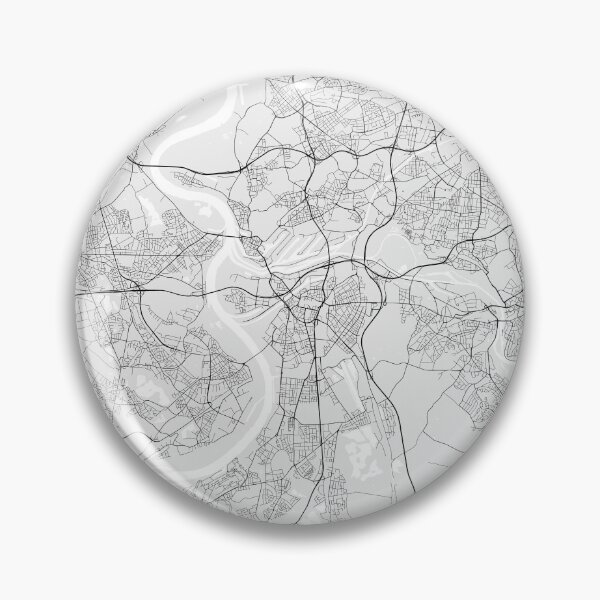 Item preview, Duisburg City Map of Germany - Light designed and sold by deMAP.