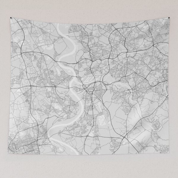 Item preview, Duisburg City Map of Germany - Light designed and sold by deMAP.