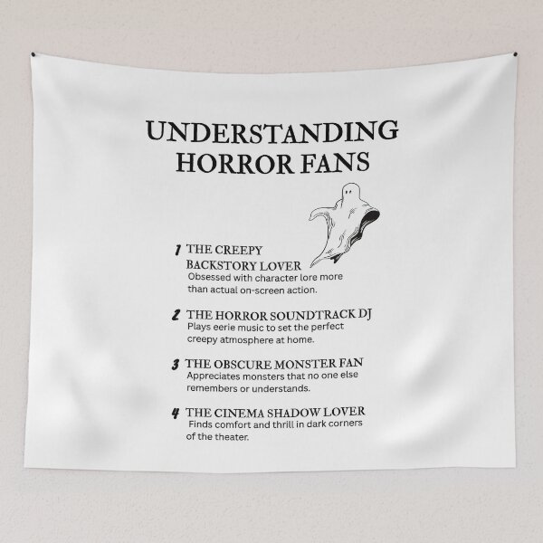 Item preview, Understanding Horror Fans – For Fans Who Watch in the Dark designed and sold by PsyFlow35.