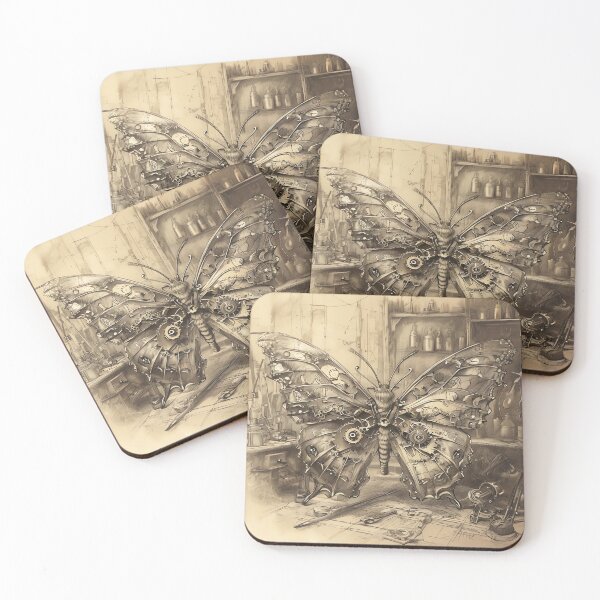 Item preview, Clockwork Flutter designed and sold by ONYX Pixee.