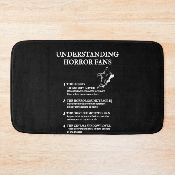 Item preview, Understanding Horror Fans – For Fans Who Watch in the Dark – Black designed and sold by PsyFlow35.