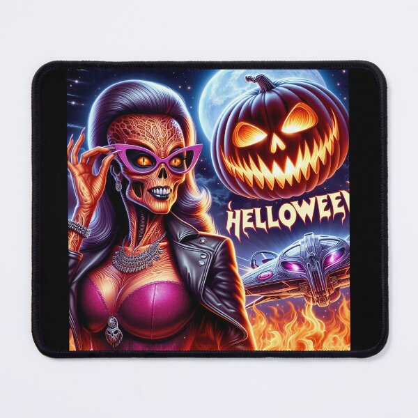 Item preview, Retro Rocker Glam Skeleton Halloween designed and sold by Voodoo Store Paranormal Collections.