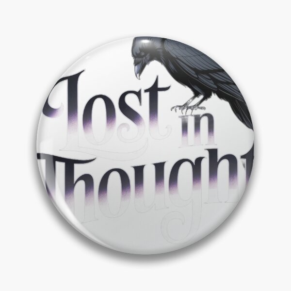 Item preview, Lost in Thought - Dark Academia Crow designed and sold by Fatkid11.