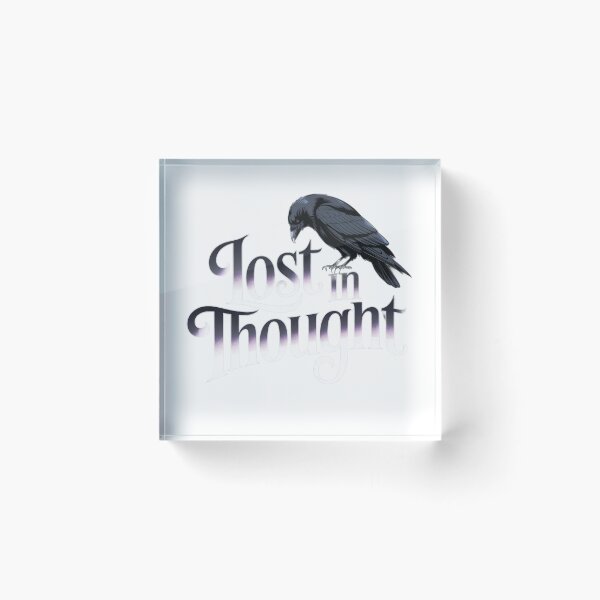 Item preview, Lost in Thought - Dark Academia Crow designed and sold by Fatkid11.