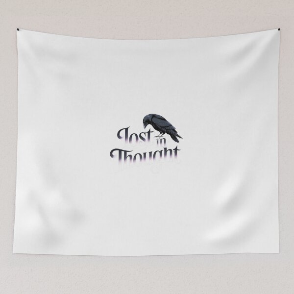 Item preview, Lost in Thought - Dark Academia Crow designed and sold by Fatkid11.