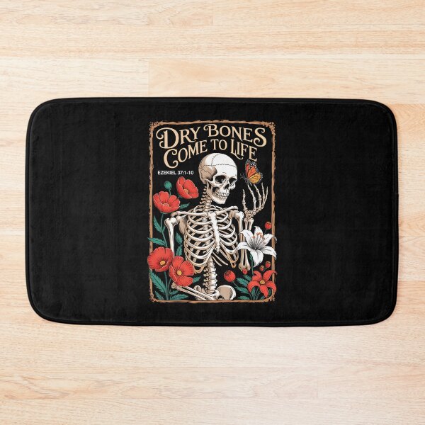Item preview, Christian Faith Dry Bones Come To Life Skeleton Floral designed and sold by KarimSoCute.
