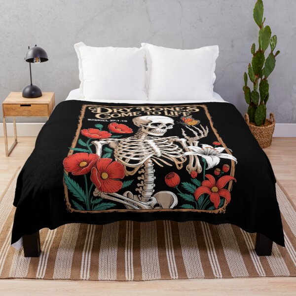 Item preview, Christian Faith Dry Bones Come To Life Skeleton Floral designed and sold by KarimSoCute.