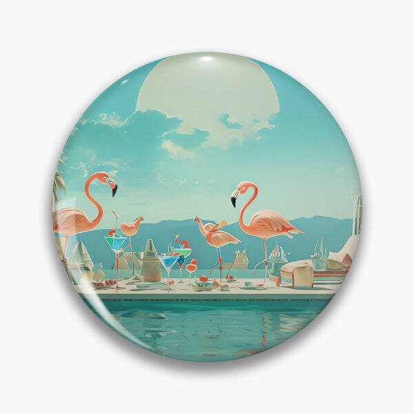 Item preview, Deco Flamingo Fiesta designed and sold by ONYX Pixee.