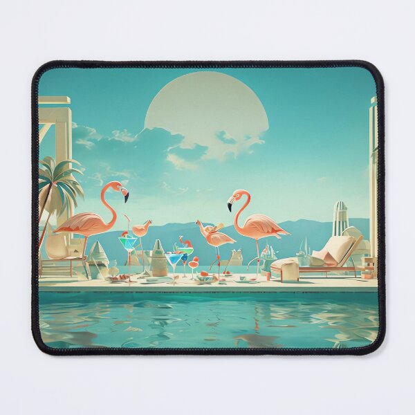 Item preview, Deco Flamingo Fiesta designed and sold by ONYX Pixee.