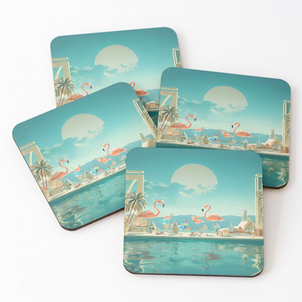 Item preview, Deco Flamingo Fiesta designed and sold by ONYX Pixee.