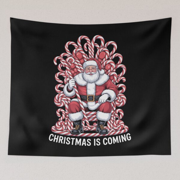 Item preview, Santa Claus Candy Cane Christmas designed and sold by LunaCrazeArt.