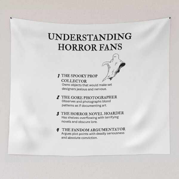 Item preview, Funny Horror Movie Quotes – Understanding Horror Fans Series designed and sold by PsyFlow35.