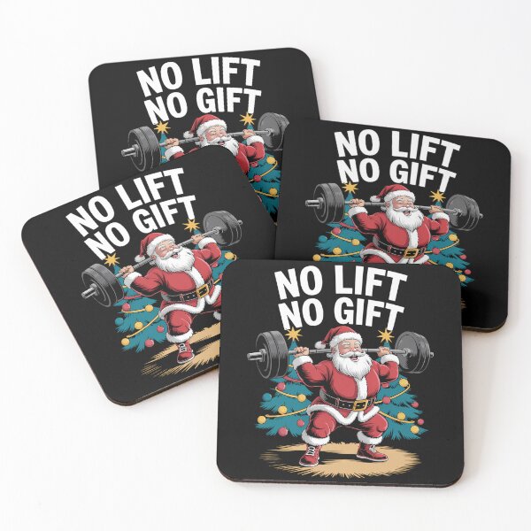 Item preview, Santa Claus Christmas Gym Bodybuilding designed and sold by LunaCrazeArt.