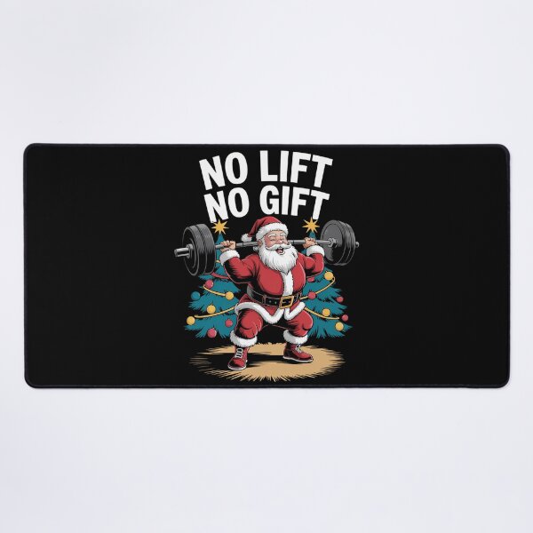 Item preview, Santa Claus Christmas Gym Bodybuilding designed and sold by LunaCrazeArt.