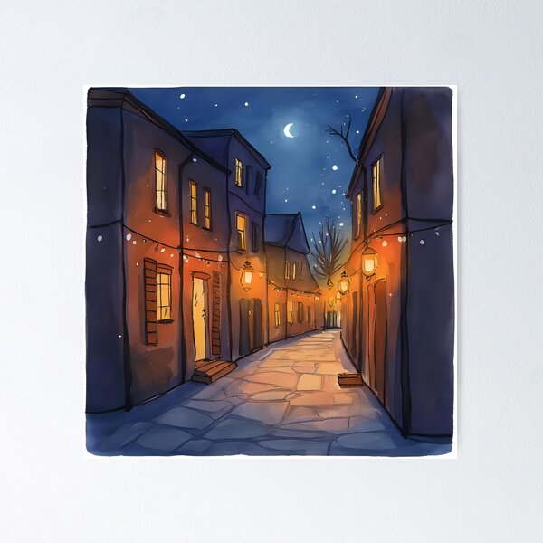 Item preview, A warm home with welcoming lights every night designed and sold by nighttime1990.