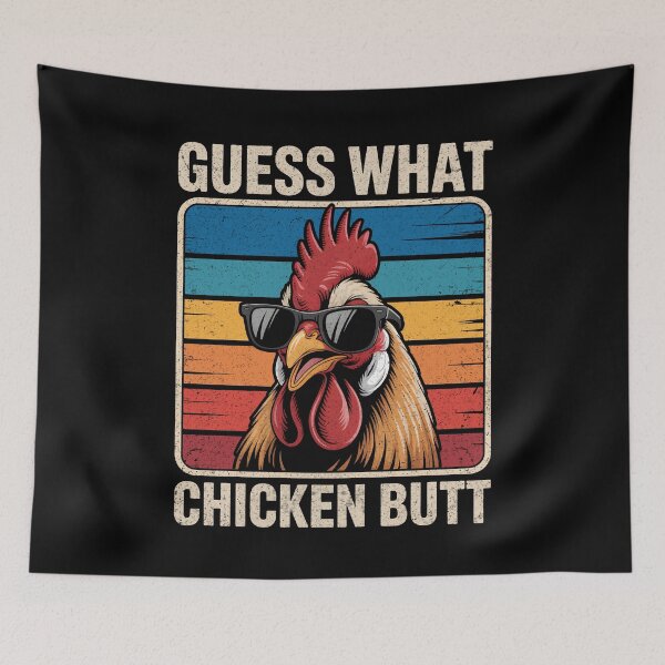 Item preview, Funny Chicken Guess What Chicken Butt designed and sold by KarimSoCute.