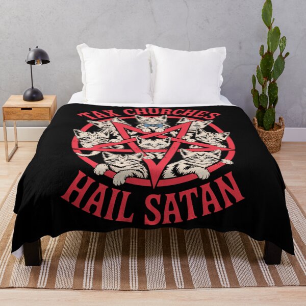 Item preview, Satan Funny Cute Cat designed and sold by LunaCrazeArt.