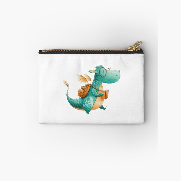 Item preview, Dragón de libros de regreso a clases: un lindo dinosaurio estudiante con gafas designed and sold by VikArt7.