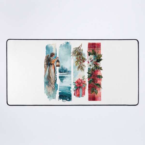Item preview, Watercolor Christmas Angel and Winter Botanicals designed and sold by Anastasiia Yurevych.